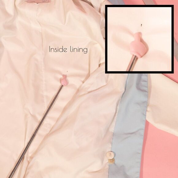 Mulberry Street Vintage Trench Coat Jacket M Lightweight Preppy Retro Gorpcore - Picture 9 of 13